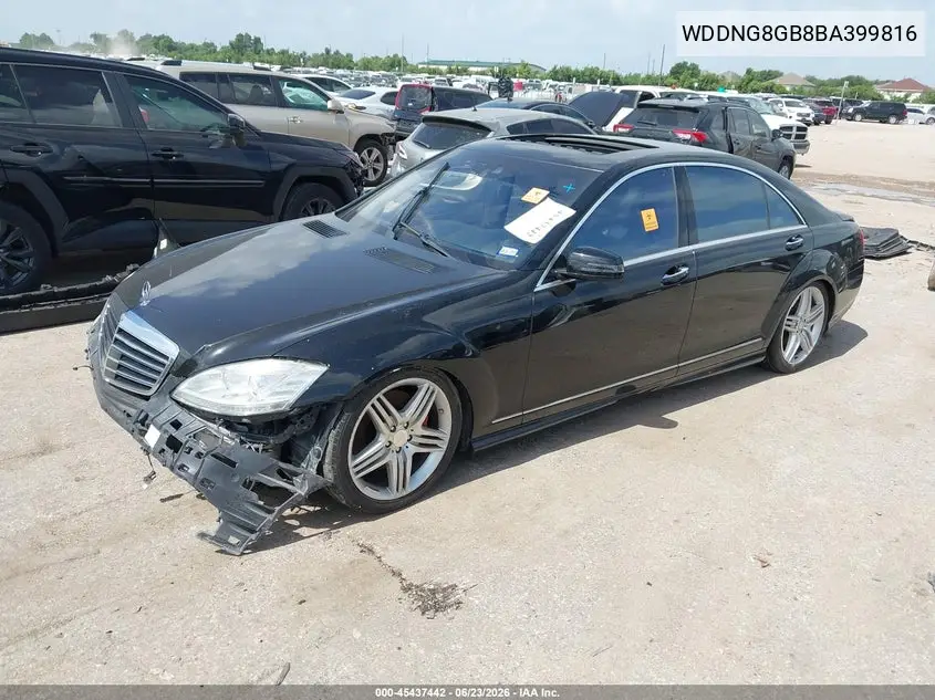 WDDNG8GB8BA399816 2011 Mercedes-Benz S 550 4Matic