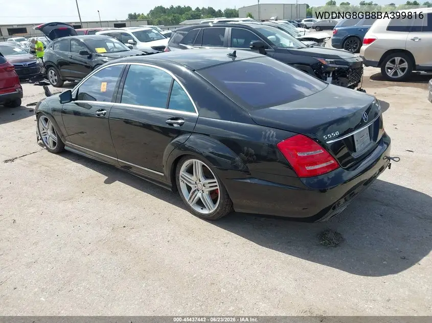 WDDNG8GB8BA399816 2011 Mercedes-Benz S 550 4Matic