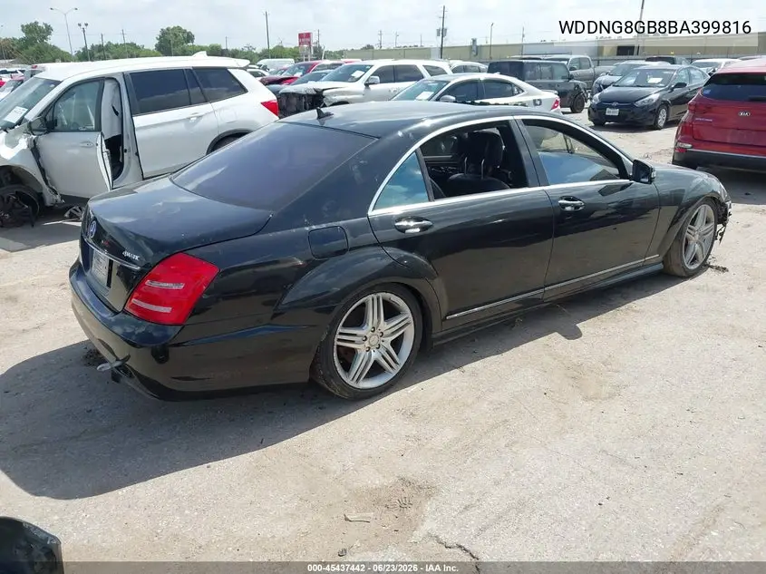 WDDNG8GB8BA399816 2011 Mercedes-Benz S 550 4Matic