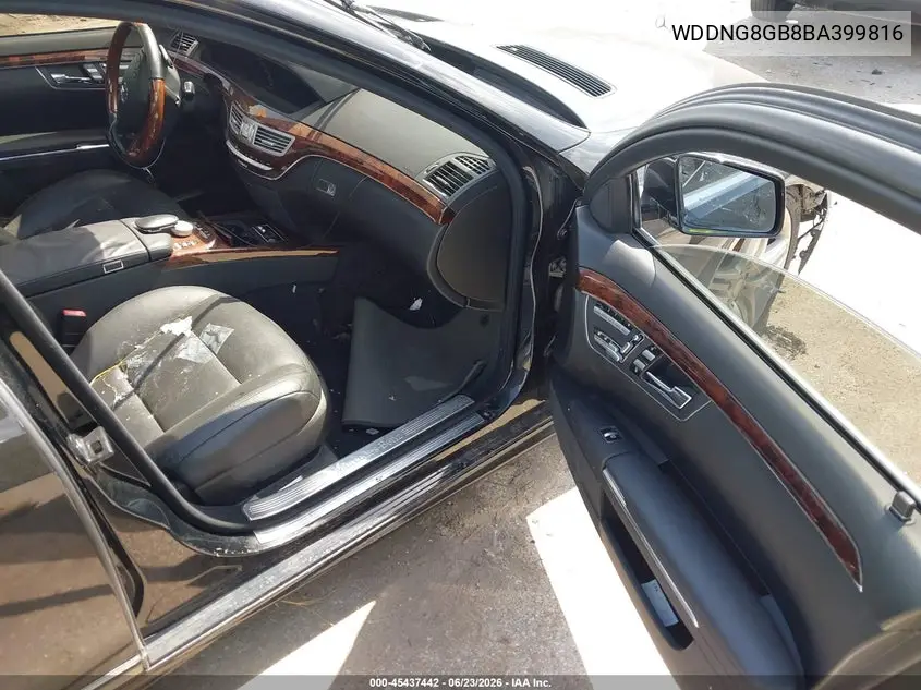 WDDNG8GB8BA399816 2011 Mercedes-Benz S 550 4Matic
