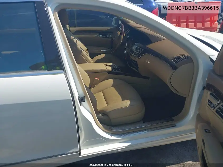 2011 Mercedes-Benz S 550 VIN: WDDNG7BB3BA396615 Lot: 45566211