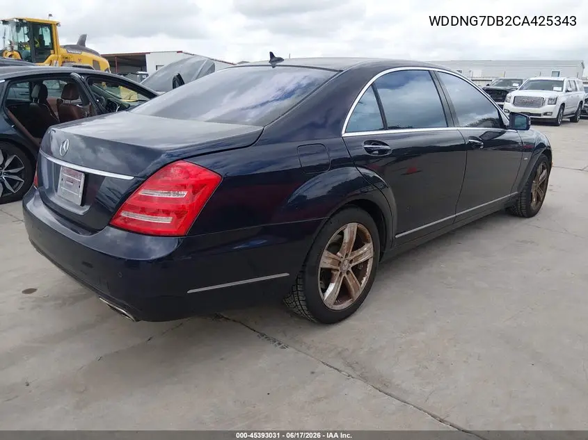 2012 Mercedes-Benz S 550 VIN: WDDNG7DB2CA425343 Lot: 45393031