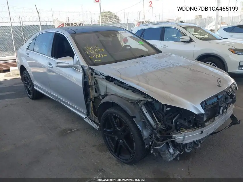 2012 Mercedes-Benz S 550 VIN: WDDNG7DB1CA465199 Lot: 45493051