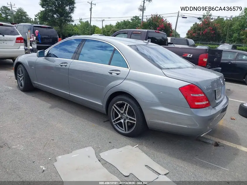 2012 Mercedes-Benz S 550 4Matic VIN: WDDNG9EB6CA436579 Lot: 45610161