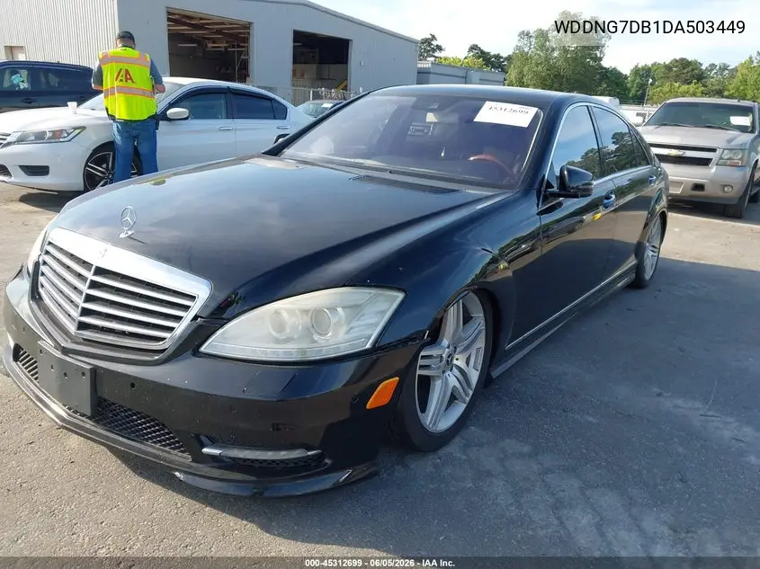 2013 Mercedes-Benz S 550 VIN: WDDNG7DB1DA503449 Lot: 45312699