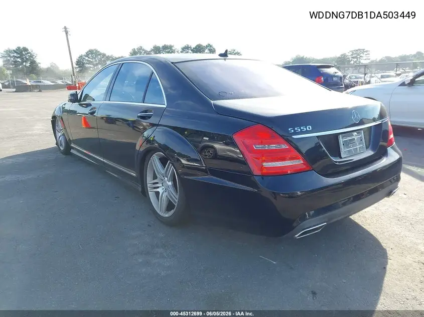 2013 Mercedes-Benz S 550 VIN: WDDNG7DB1DA503449 Lot: 45312699