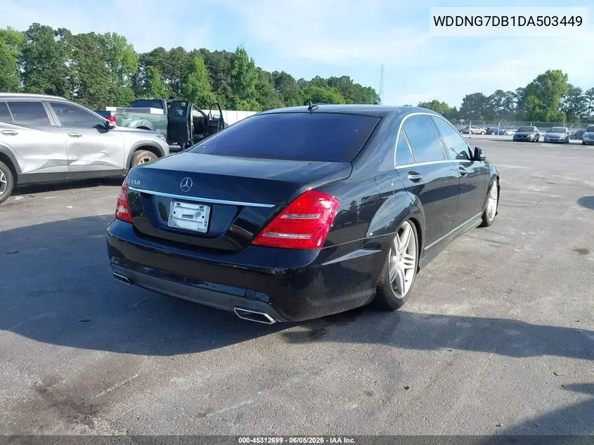 2013 Mercedes-Benz S 550 VIN: WDDNG7DB1DA503449 Lot: 45312699
