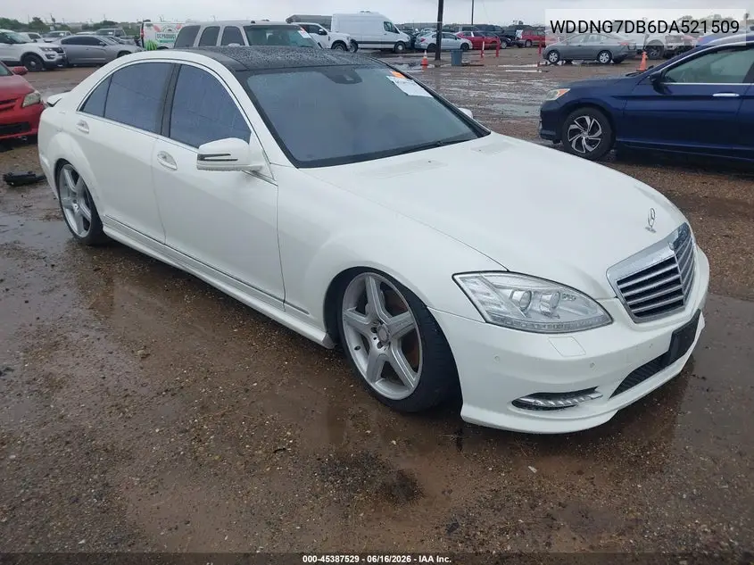 2013 Mercedes-Benz S 550 VIN: WDDNG7DB6DA521509 Lot: 45387529