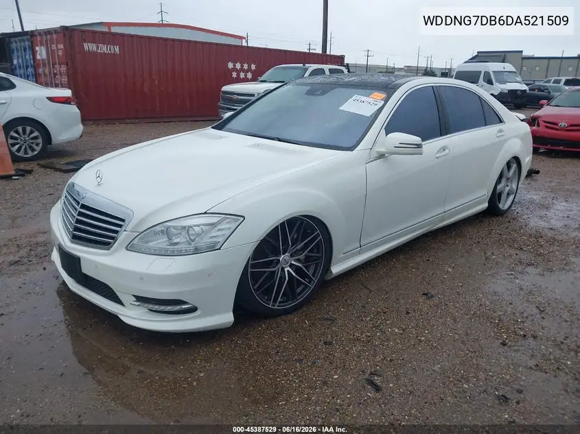 2013 Mercedes-Benz S 550 VIN: WDDNG7DB6DA521509 Lot: 45387529