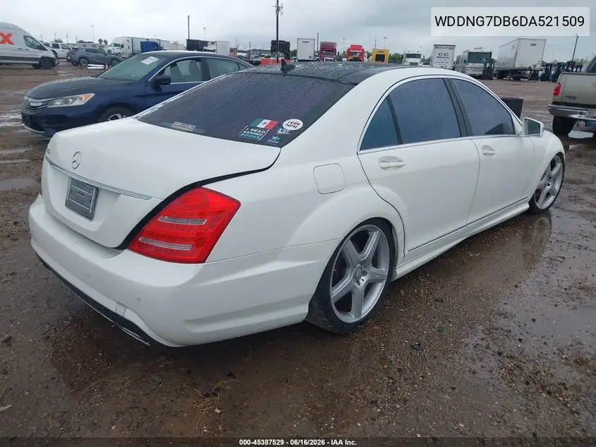 2013 Mercedes-Benz S 550 VIN: WDDNG7DB6DA521509 Lot: 45387529