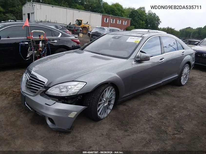 2013 Mercedes-Benz S 550 4Matic VIN: WDDNG9EB2DA535711 Lot: 45467397
