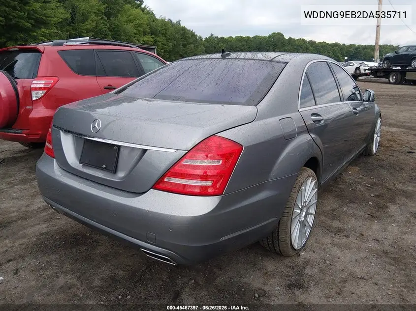 2013 Mercedes-Benz S 550 4Matic VIN: WDDNG9EB2DA535711 Lot: 45467397