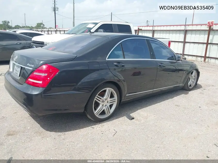 2013 Mercedes-Benz S 550 4Matic VIN: WDDNG9EB3DA535409 Lot: 45488384