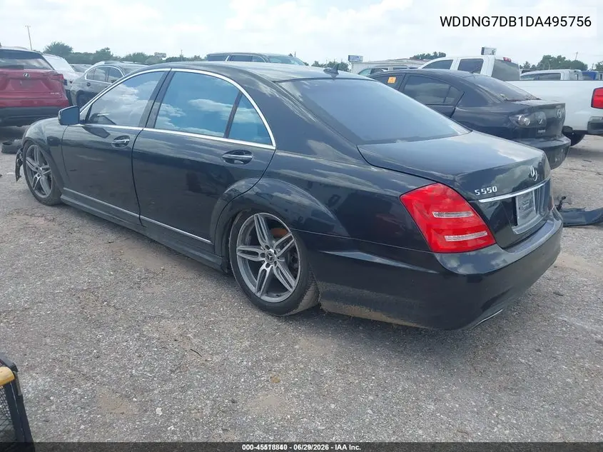 2013 Mercedes-Benz S 550 VIN: WDDNG7DB1DA495756 Lot: 45518840