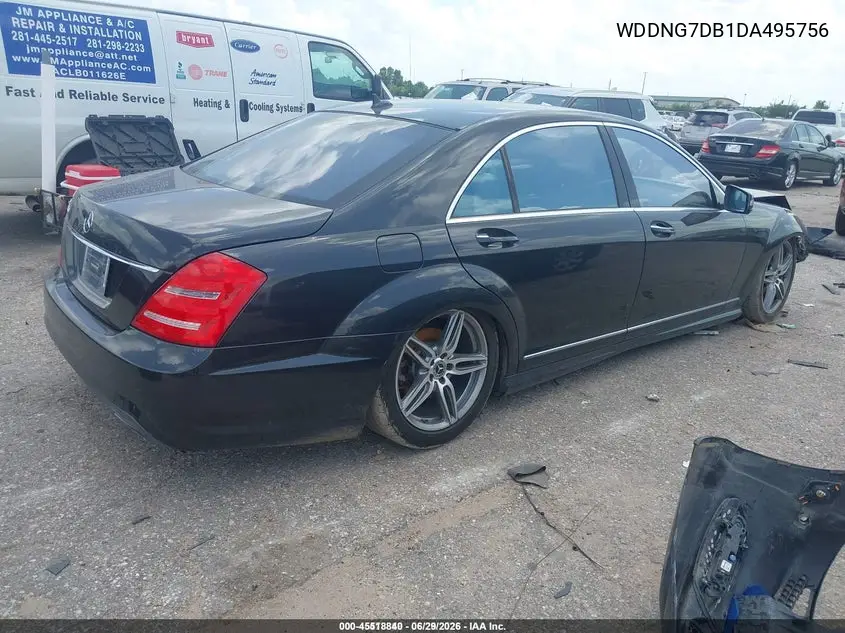 2013 Mercedes-Benz S 550 VIN: WDDNG7DB1DA495756 Lot: 45518840