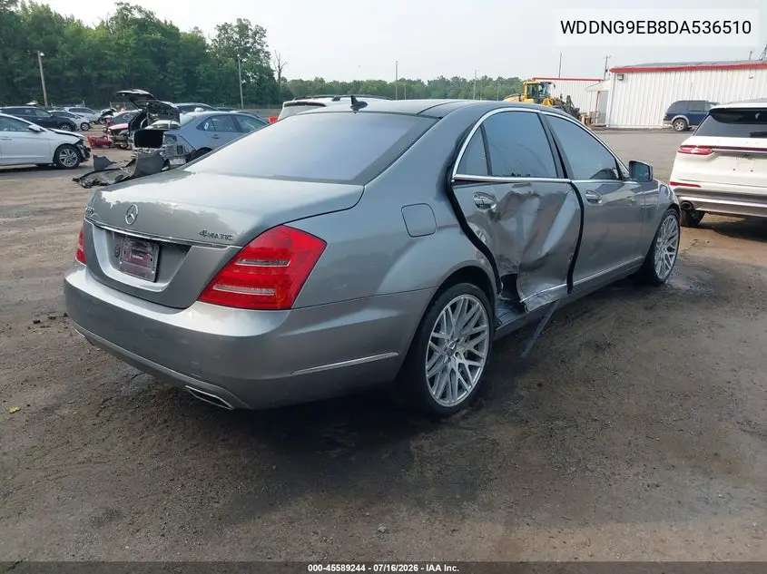 2013 Mercedes-Benz S 550 4Matic VIN: WDDNG9EB8DA536510 Lot: 45589244