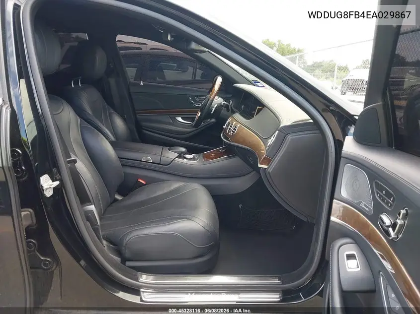 2014 Mercedes-Benz S 550 4Matic VIN: WDDUG8FB4EA029867 Lot: 45328116