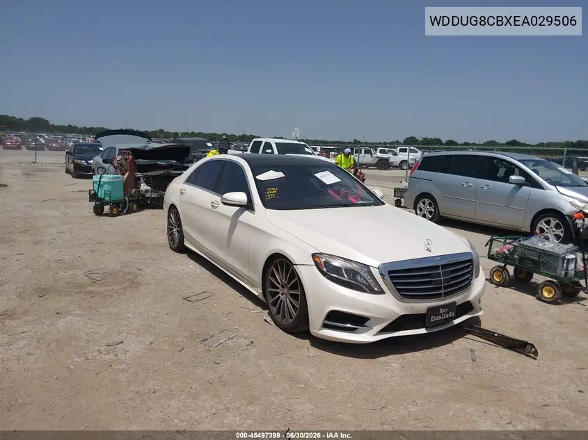 2014 Mercedes-Benz S 550 VIN: WDDUG8CBXEA029506 Lot: 45497399