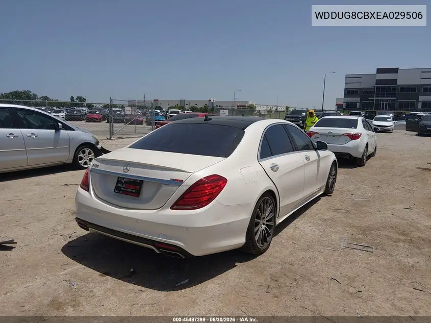 2014 Mercedes-Benz S 550 VIN: WDDUG8CBXEA029506 Lot: 45497399