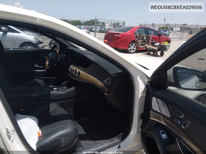 2014 Mercedes-Benz S 550 VIN: WDDUG8CBXEA029506 Lot: 45497399
