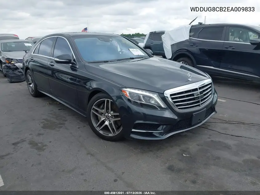 2014 Mercedes-Benz S 550 VIN: WDDUG8CB2EA009833 Lot: 45612051