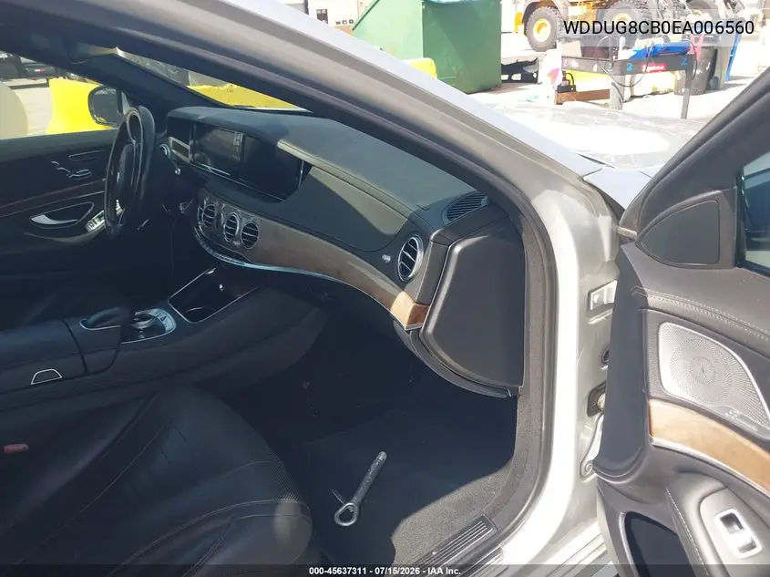 2014 Mercedes-Benz S 550 VIN: WDDUG8CB0EA006560 Lot: 45637311