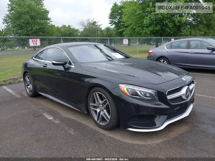 2015 Mercedes-Benz S 550 4Matic VIN: WDDXJ8FB4FA001048 Lot: 45418907