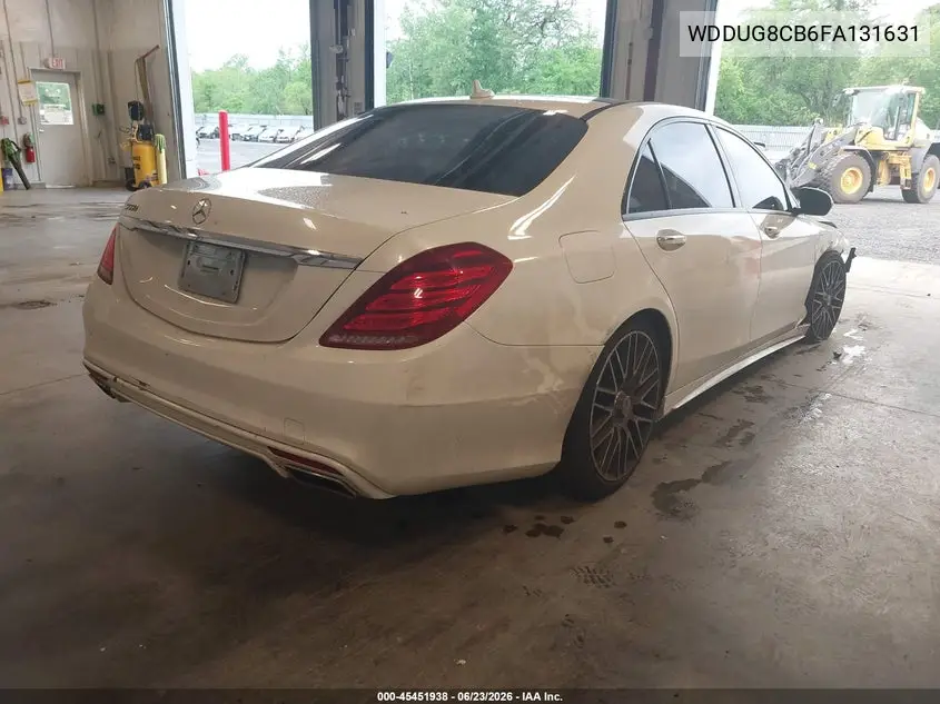 2015 Mercedes-Benz S 550 VIN: WDDUG8CB6FA131631 Lot: 45451938
