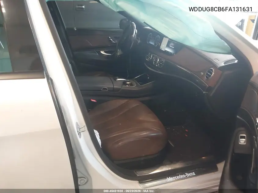 2015 Mercedes-Benz S 550 VIN: WDDUG8CB6FA131631 Lot: 45451938
