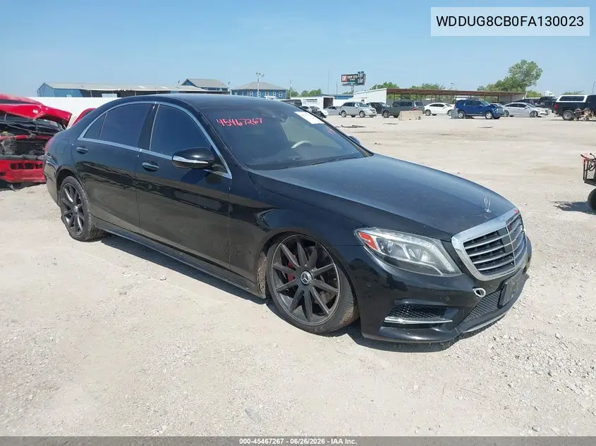2015 Mercedes-Benz S 550 VIN: WDDUG8CB0FA130023 Lot: 45467267