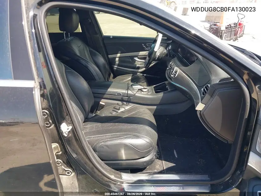 2015 Mercedes-Benz S 550 VIN: WDDUG8CB0FA130023 Lot: 45467267