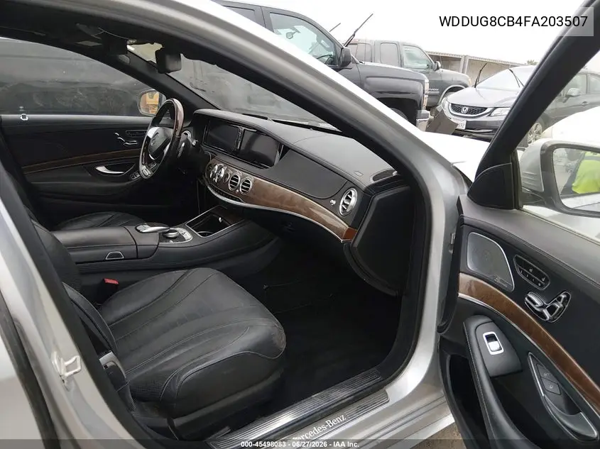 2015 Mercedes-Benz S 550 VIN: WDDUG8CB4FA203507 Lot: 45498083