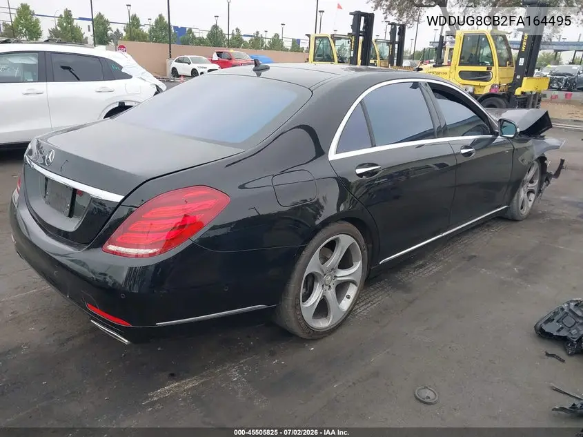 2015 Mercedes-Benz S 550 VIN: WDDUG8CB2FA164495 Lot: 45505825