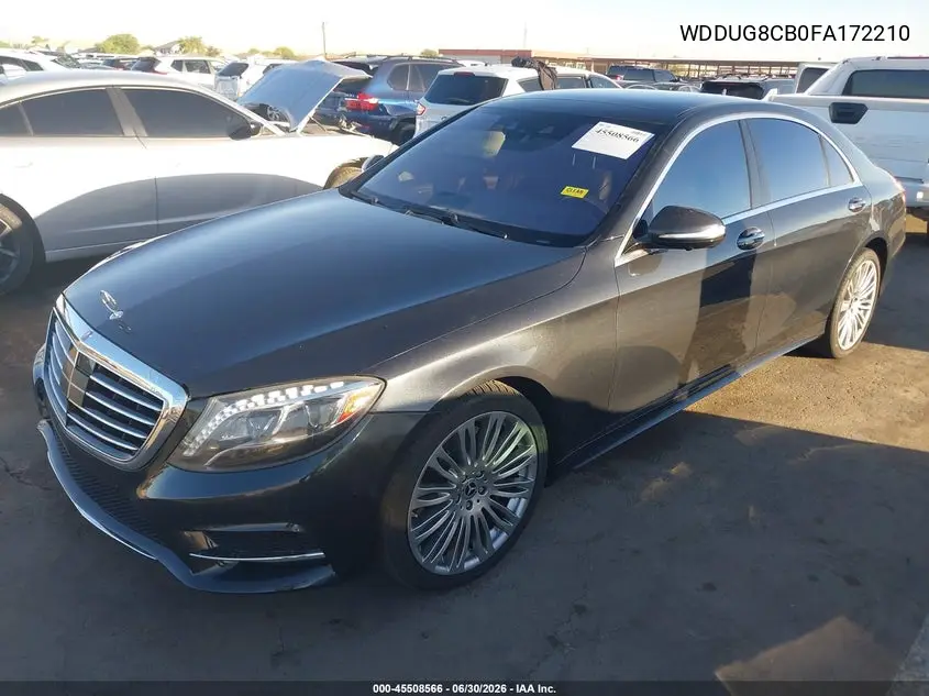 2015 Mercedes-Benz S 550 VIN: WDDUG8CB0FA172210 Lot: 45508566