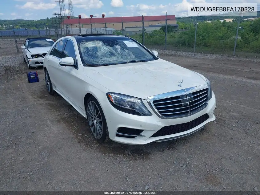 2015 Mercedes-Benz S 550 4Matic VIN: WDDUG8FB8FA170328 Lot: 45569562