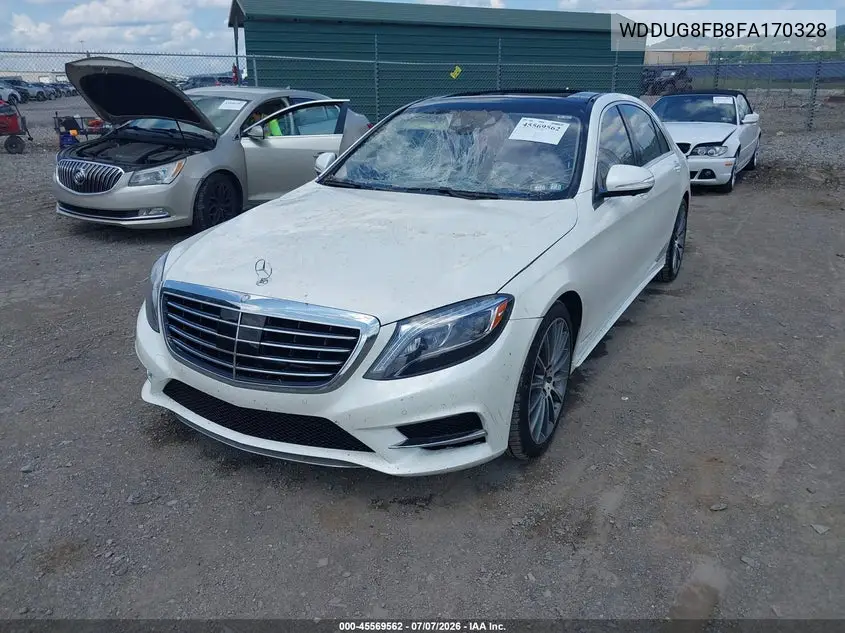 2015 Mercedes-Benz S 550 4Matic VIN: WDDUG8FB8FA170328 Lot: 45569562