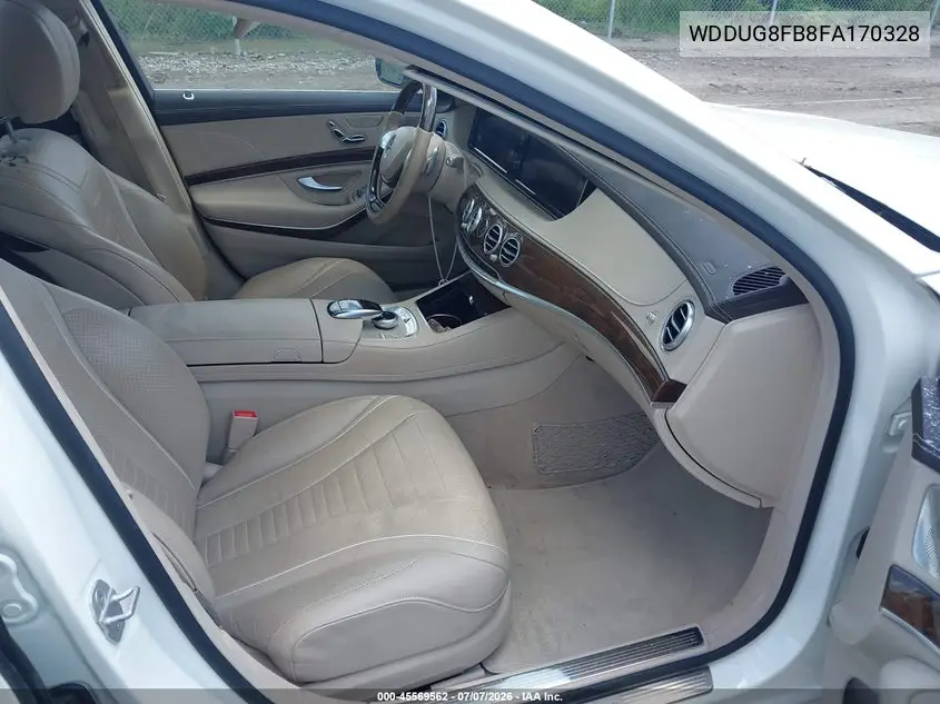 2015 Mercedes-Benz S 550 4Matic VIN: WDDUG8FB8FA170328 Lot: 45569562