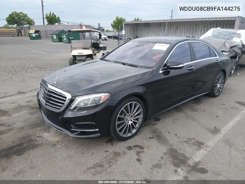 2015 Mercedes-Benz S 550 VIN: WDDUG8CB9FA144275 Lot: 45618669
