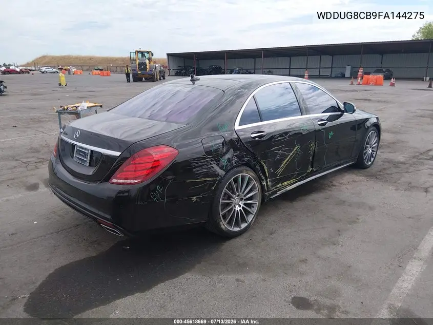 2015 Mercedes-Benz S 550 VIN: WDDUG8CB9FA144275 Lot: 45618669