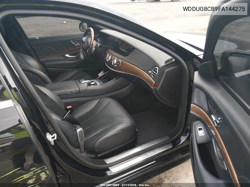 2015 Mercedes-Benz S 550 VIN: WDDUG8CB9FA144275 Lot: 45618669