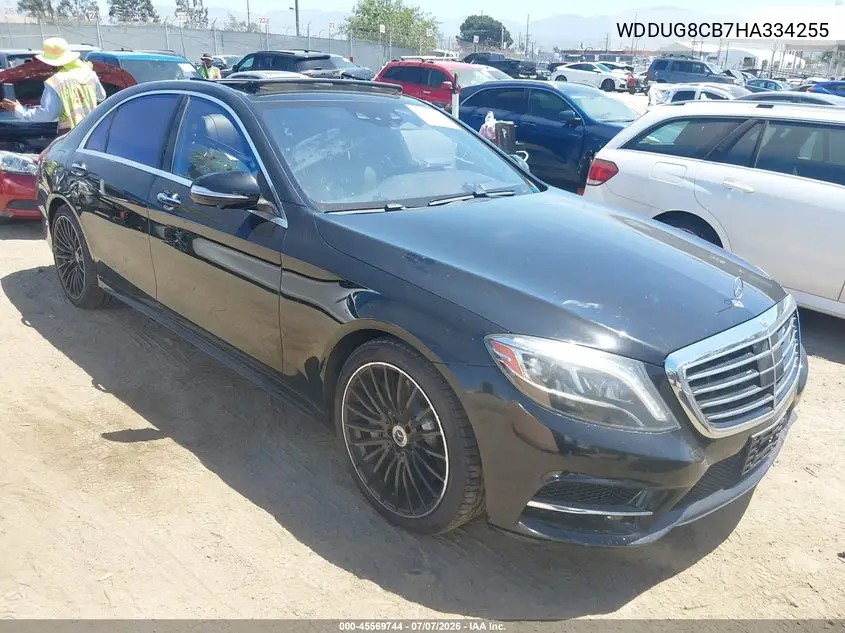 2017 Mercedes-Benz S 550 VIN: WDDUG8CB7HA334255 Lot: 45569744