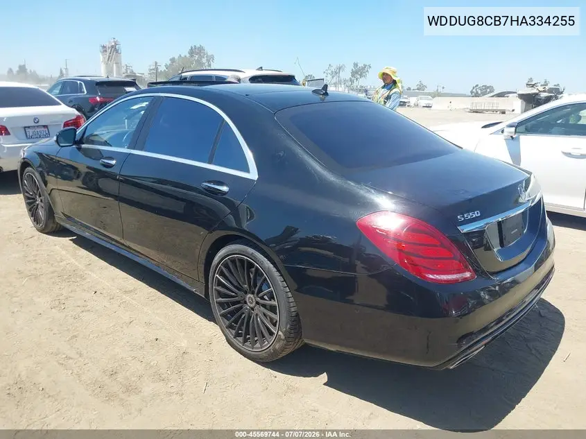 2017 Mercedes-Benz S 550 VIN: WDDUG8CB7HA334255 Lot: 45569744