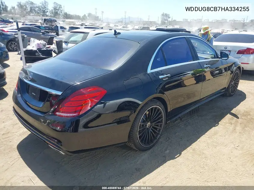 2017 Mercedes-Benz S 550 VIN: WDDUG8CB7HA334255 Lot: 45569744