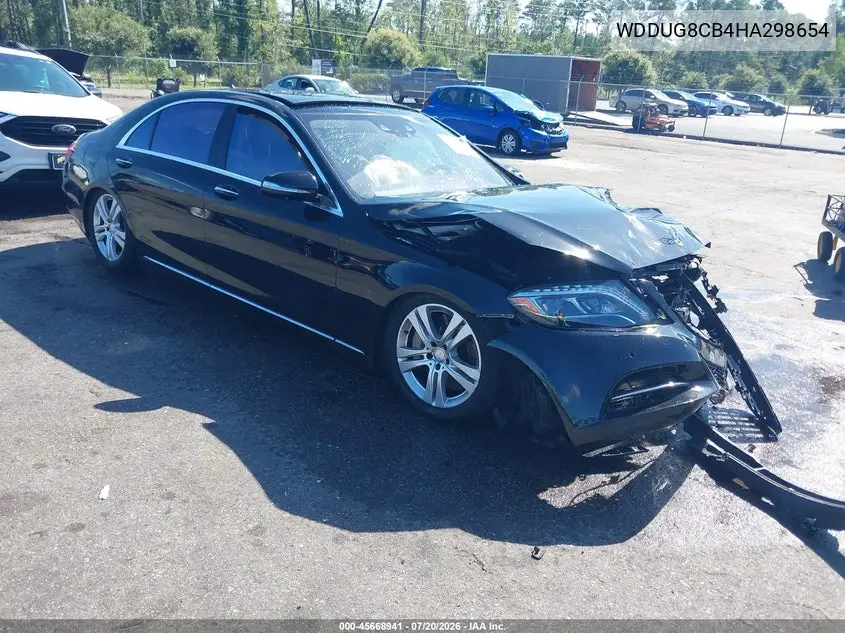 2017 Mercedes-Benz S 550 VIN: WDDUG8CB4HA298654 Lot: 45668941