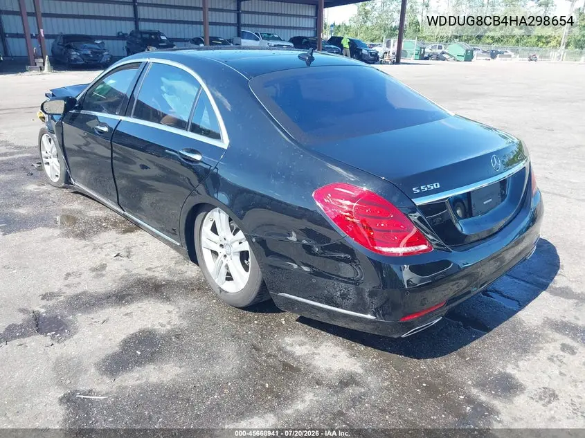 2017 Mercedes-Benz S 550 VIN: WDDUG8CB4HA298654 Lot: 45668941