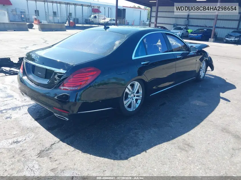 2017 Mercedes-Benz S 550 VIN: WDDUG8CB4HA298654 Lot: 45668941