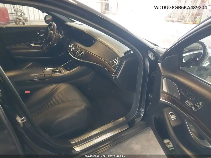 2019 Mercedes-Benz S 560 4Matic VIN: WDDUG8GB6KA489204 Lot: 45359341