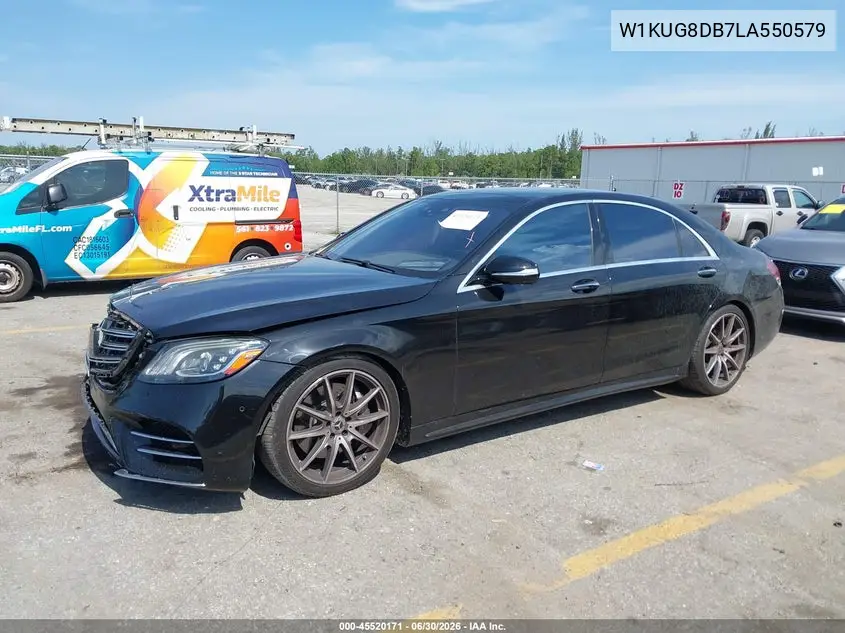 2020 Mercedes-Benz S 560 VIN: W1KUG8DB7LA550579 Lot: 45520171