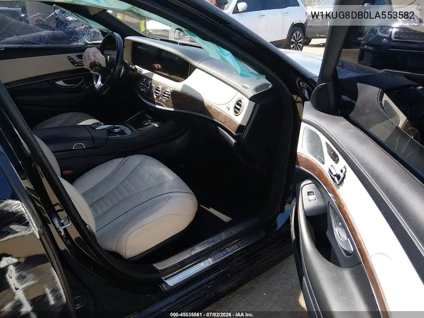 2020 Mercedes-Benz S 560 VIN: W1KUG8DB0LA553582 Lot: 45535561