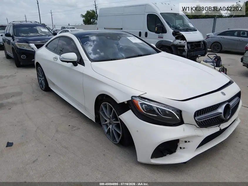 2020 Mercedes-Benz S 560 4Matic VIN: W1KXJ8GB3LA042202 Lot: 45594895